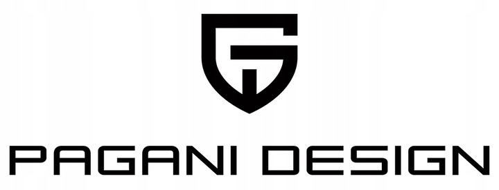 ZEGAREK MĘSKI PAGANI POMARAŃCZOWY KWARC SZKŁO SZAFIROWE ANALOGOWY PD-YS011