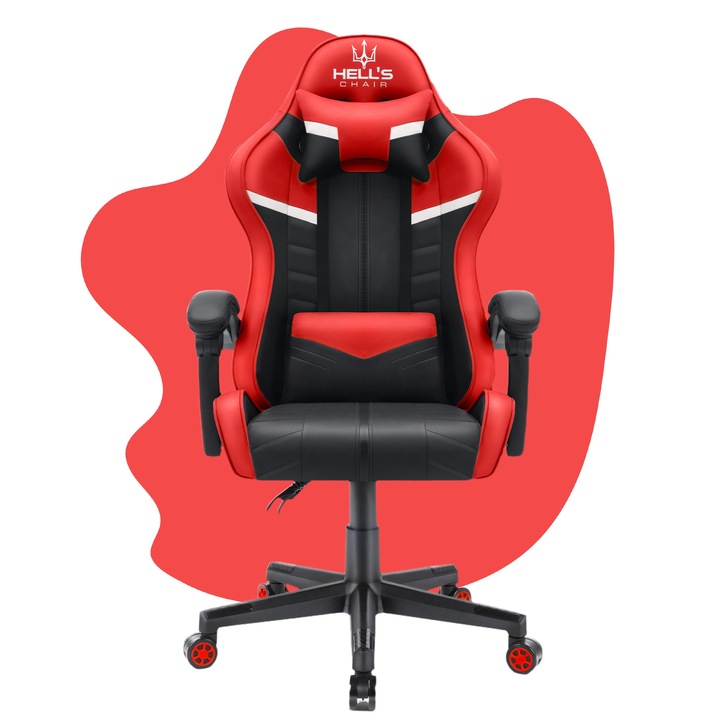 FOTEL GAMINGOWY DLA GRACZA BIUROWY HELL'S