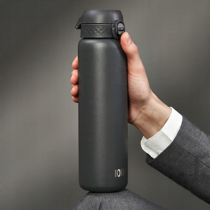 TERMOS BIDON TERMICZNY SZARY DUŻY TURYSTYCZNY SAMOCHÓD PODRÓŻ ION8 0,92 L