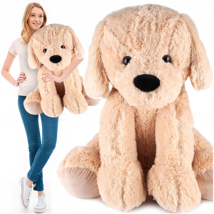 Piesek Pluszowy Pluszak Pies Przytulanka Duży 60cm Zabawka Dla Dzieci