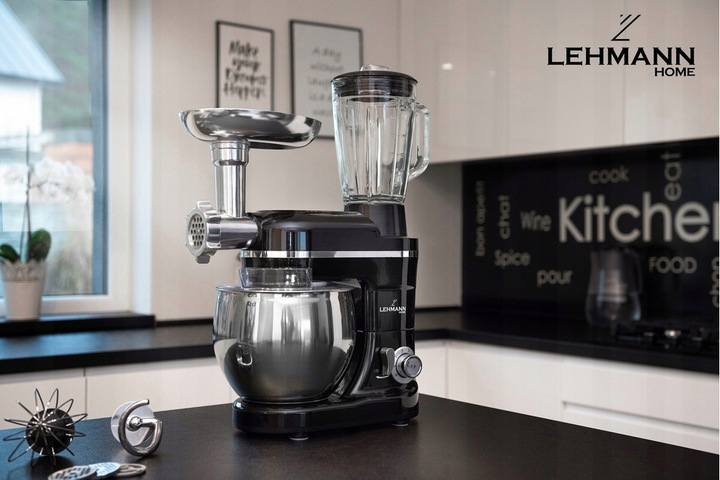 ROBOT KUCHENNY PLANETARNY MIKSER BLENDER SZKLANY DUŻA MISA