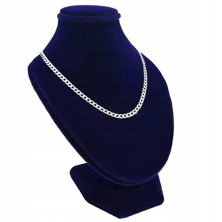 Łańcuszek srebrny pr. 925 PANCERKA do Zawieszek dla Niego | 50 cm x 3.5 mm