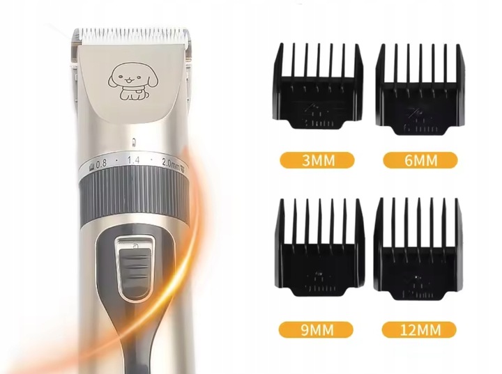 Maszynka Do Strzyżenia Psa Psów Kotów Zwierząt Golarka Zestaw Cicha