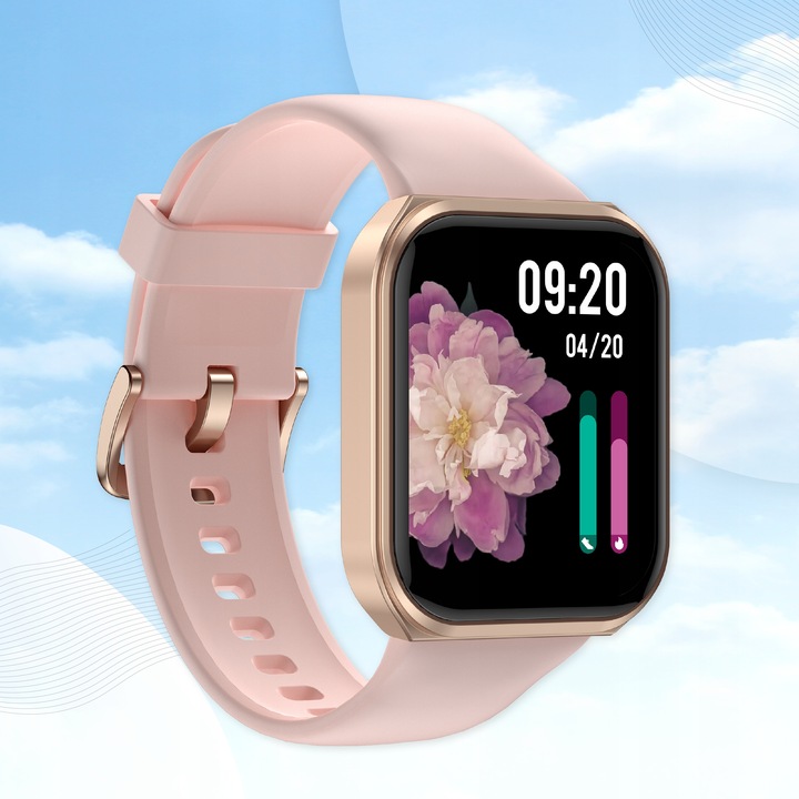 SMARTWATCH DAMSKI ROZMOWY ZEGAREK SPORTOWY POLSKIE MENU GRY SMART WATCH