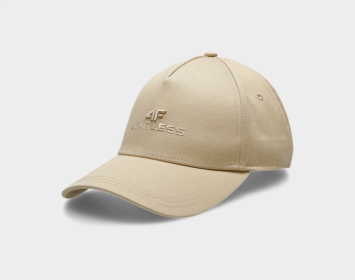 4F MĘSKA SPORTOWA CZAPKA Z DASZKIEM BEJSBOLÓWKA LIMITLESS BEŻ M