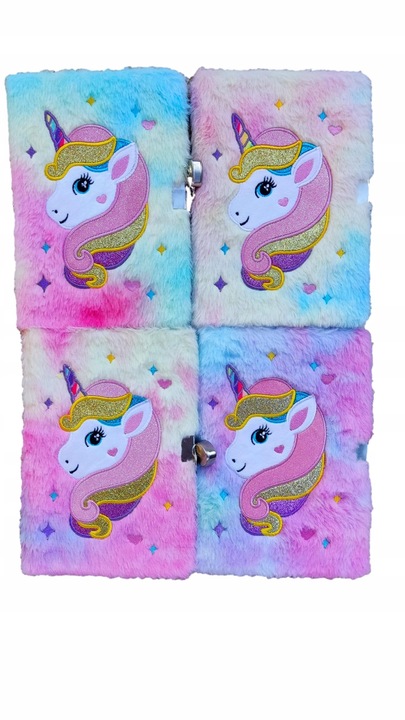 PAMIĘTNIK JEDNOROŻEC+ HAFT DIAMENTOWY DŁUGOPIS NOTESIK UNICORN SZKOLNY