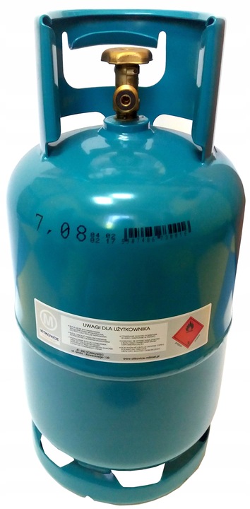 BUTLA TURYSTYCZNA 5KG PUSTA 1/2 zawór jak w butli 11kg