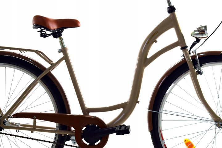 Rower damski miejski DALLAS 28 damka Polski + kosz