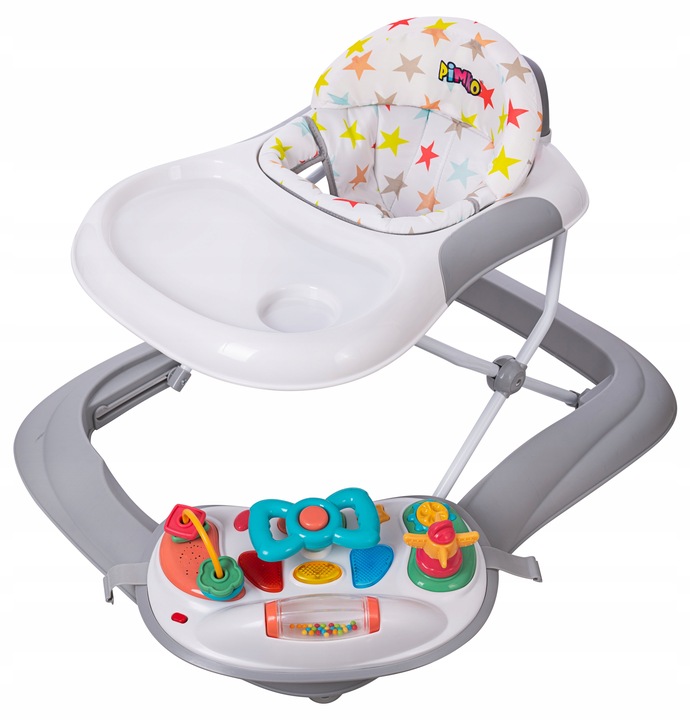 PIMKO ZIPPI CHODZIK DLA DZIECKA INTERAKTYWNY CHODAK DO NAUKI CHODZENIA GREY