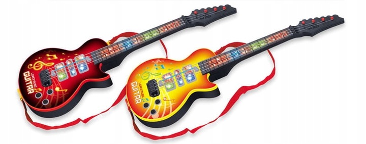 GITARA ROCKOWA DZIECI ŚWIECI GRA STRUNY INSTRUMENT