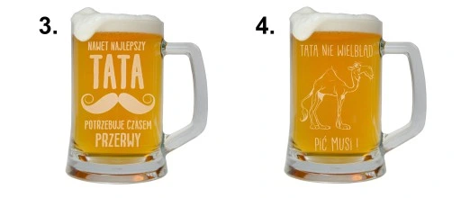 KUFEL DO PIWA PREZENT DLA TATY NA DZIEŃ OJCA Z GRAWEREM