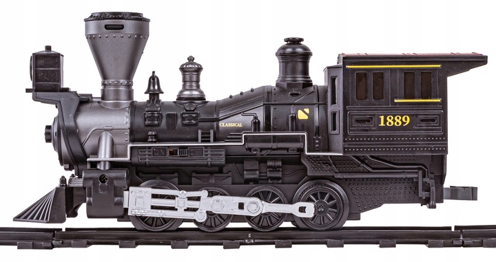 Elektryczna KOLEJKA LOKOMOTYWA POCIĄG towarowy NA PILOTA Tor PARA 2,4 GHz