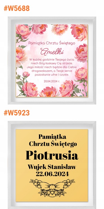 Złoty Medalik 585 z Łańcuszkiem na Chrzest Pamiątka Chrztu Grawer Gratis