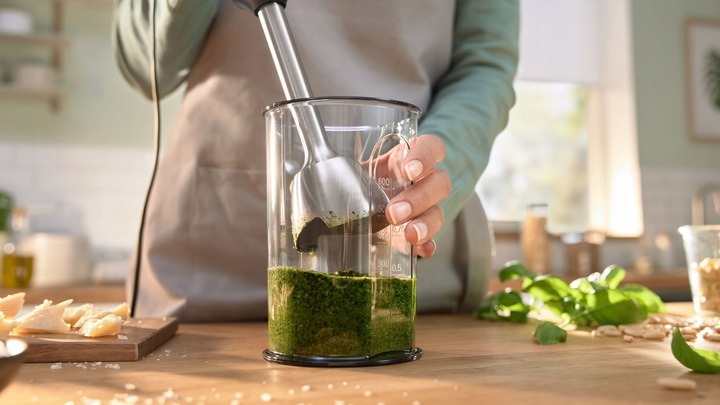 Blender ręczny Bosch MSM4W220 ErgoMaster 600W Rozdrabniacz Kubek z miarką