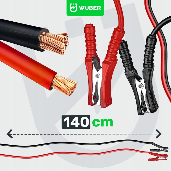 PROSTOWNIK AKUMULATOROWY 29A SAMOCHODOWY 12-400AH DO ŁADOWANIA 12V24V WUBER