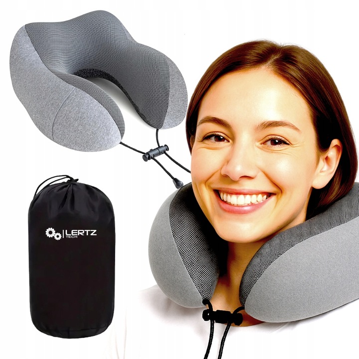 PODUSZKA PODRÓŻNA ORTOPEDYCZNA DO SPANIA ROGAL ZAGŁÓWEK TURYSTYCZNA MEMO L
