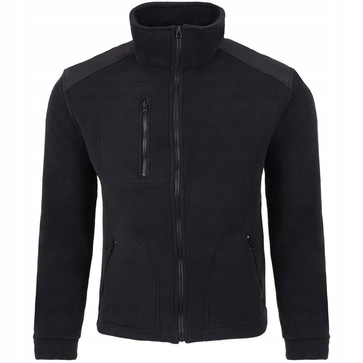 BLUZA z POLARU NAJGRUBSZA POLAR GRUBY CIEPŁY 350-360gFLRA 340 BK-BK XL