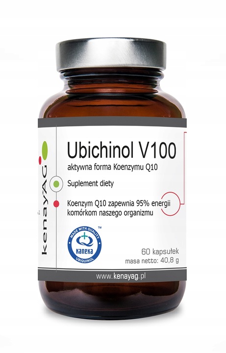 KenayAG Ubichinol V100 koenzym Q10 100mg kapsułki 60 kapsułek