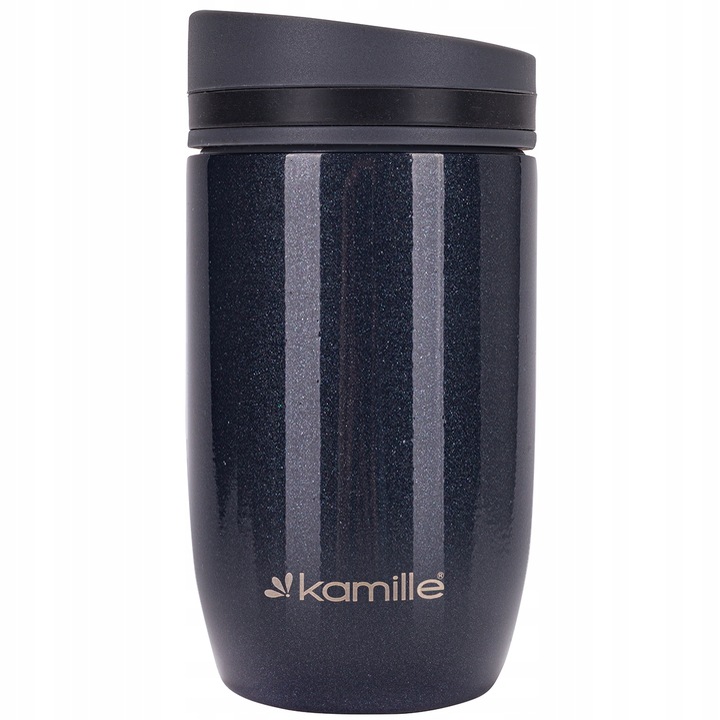 KUBEK TERMICZNY stalowy TERMOS do kawy herbaty szkoły pracy 300 ml KAMILLE
