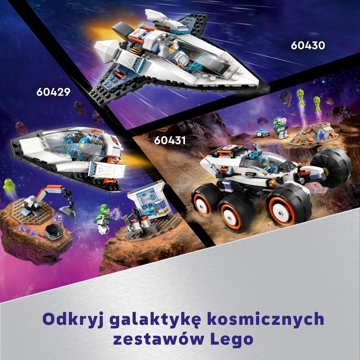 LEGO 4+ City 60429 Statek kosmiczny odkrywanie asteroidy SZYBKO NA PREZENT