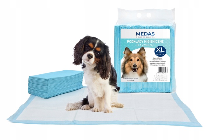 PODKŁADY MATY PSA PSÓW NAUKA SIKANIA 60x90 50 szt