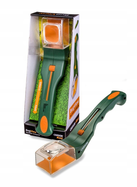 Lupa dla dzieci Carson BugView One Hand 5x Bug Catche - zielona