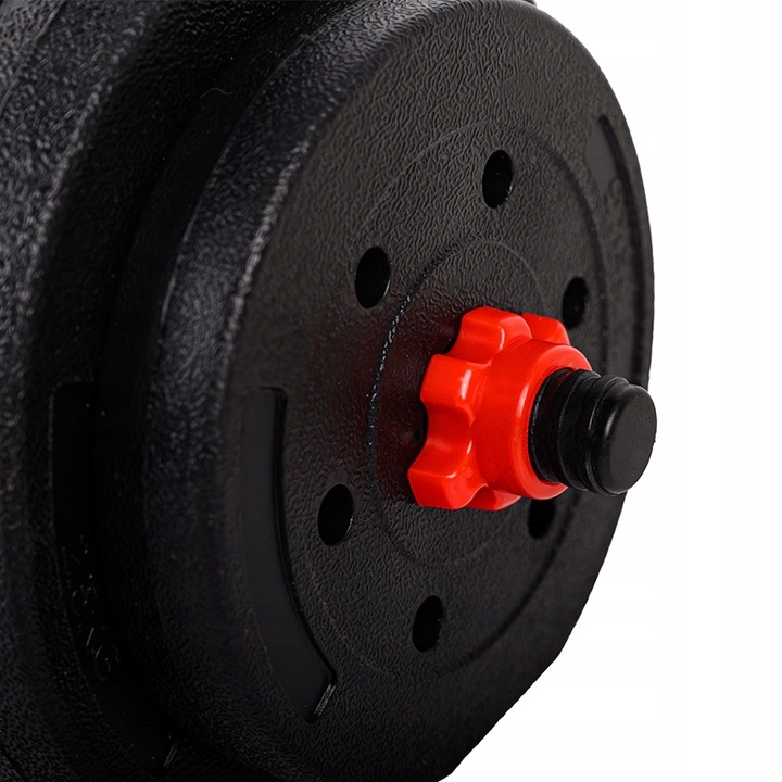 HANTLE BITUMICZNE REGULOWANE 2x20 KG+SZTANGA+UCHWYTY KETTLEBELL RP12-40