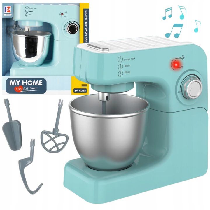 ROBOT PLANETARNY kuchenny MIKSER DLA DZIECI agd ŚWIECI MIKSUJE DŹWIĘK