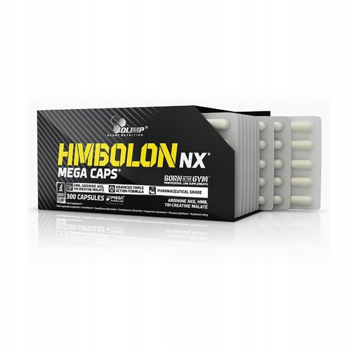 OLIMP HMBolon NX MC 30 kaps - Wzrost Mięśni Spalanie Tłuszczu