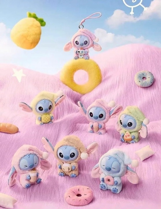 Blind Box Stich Maskotka Niespodzianka Stitch Brelok Pluszowy