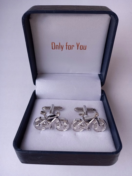 Modne spinki do mankietów Exciting Piękny Rower