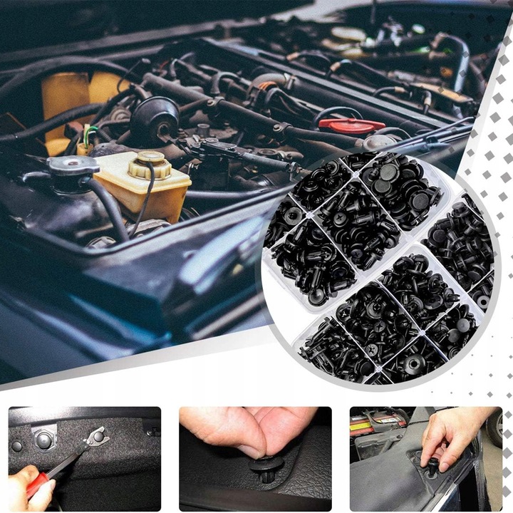 SPINKI KLIPSY KOŁKI SAMOCHODOWE DO TAPICERKI 620