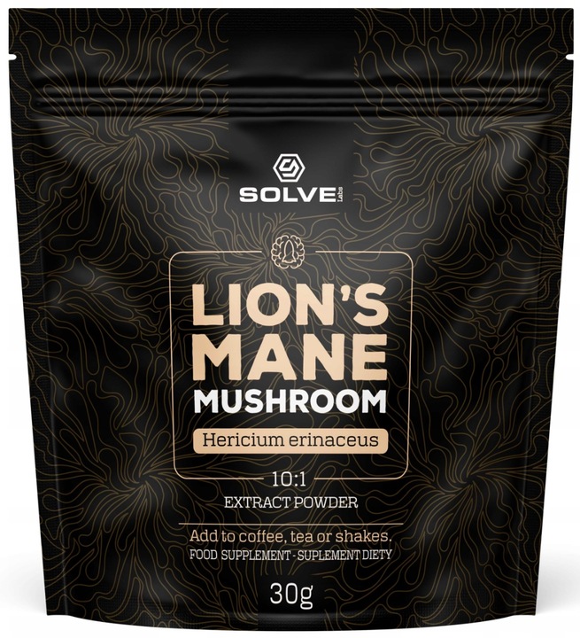 SolveLabs Lion's Mane 10:1 Soplówka Jeżowata 30g