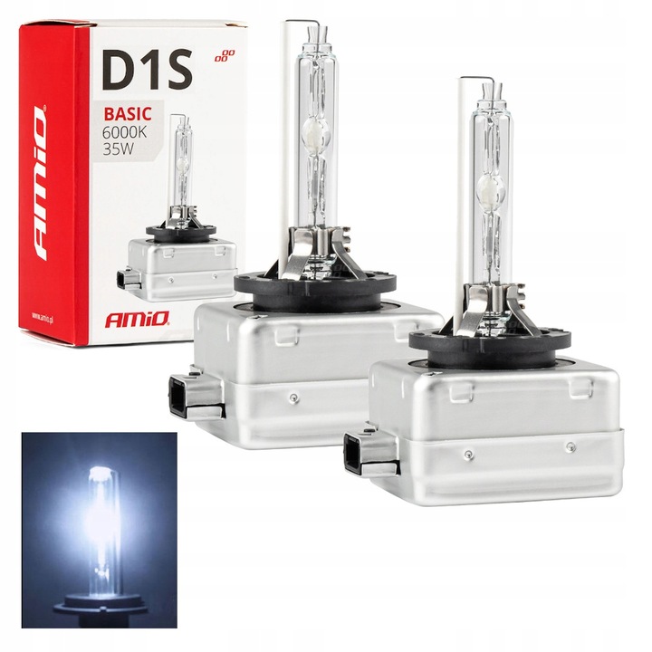 2x Żarówka ksenonowa żarnik xenon D1S PK32d-2 35W 6000K homologowana ZESTAW