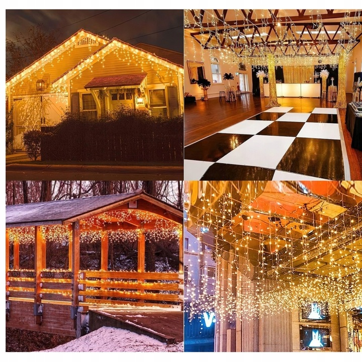 SOPLE LED 510 LAMPKI BIAŁE CIEPŁE 25M ZEWNĘTRZNE IP44