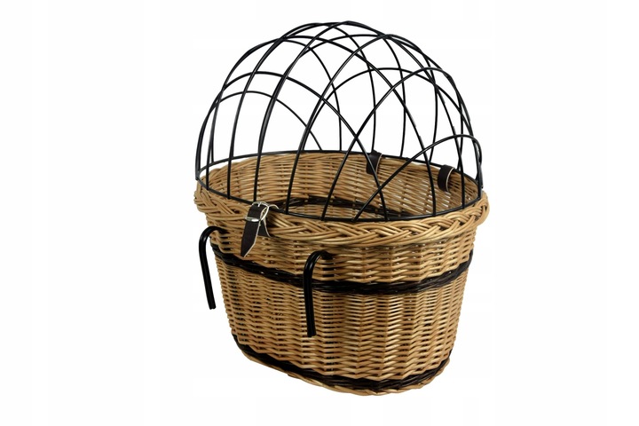 KOSZYK z wikliny na rower do przewozu psa KOSZ XL1