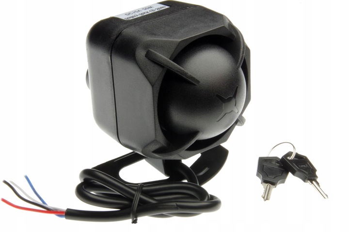 Tuba do alarmu syrenka własne zasilanie 6-tonów 12V 20W akumulator