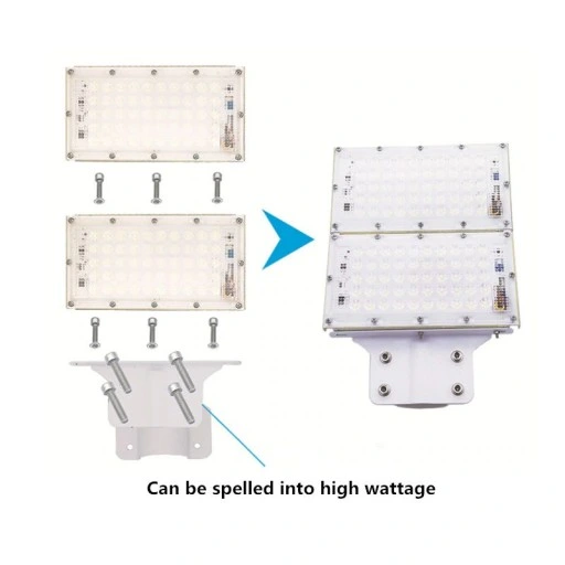 Halogen LED 230V ciepły moc 50W reflektor modułowy