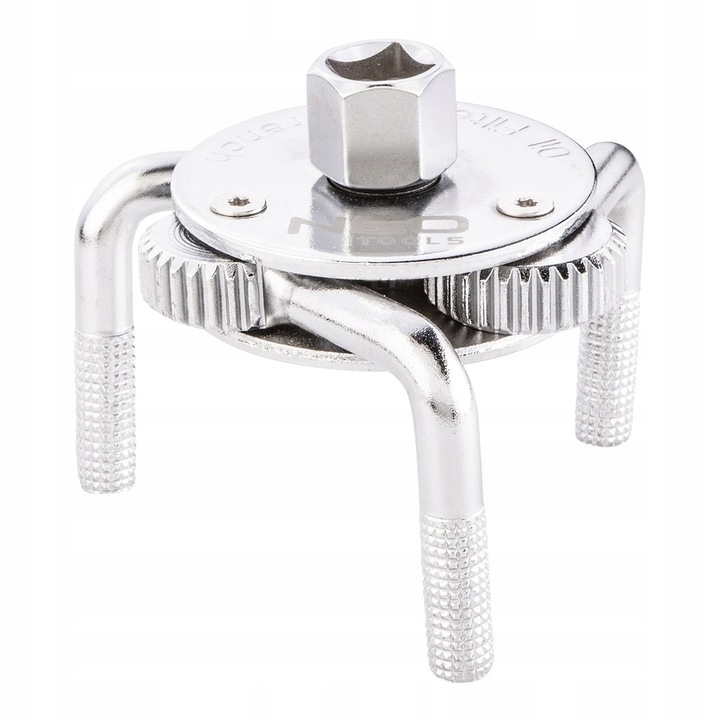 NEO KLUCZ DO FILTRA oleju PAZURKOWY TRÓJRAMIENNY SAMOZACISKOWY 75-120mm