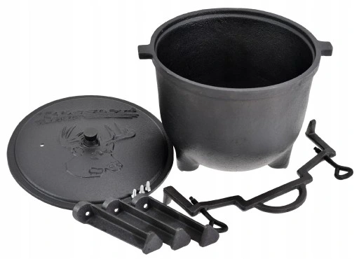 Kociołek Myśliwski 11 L Żeliwny GARNEK Pieczonek