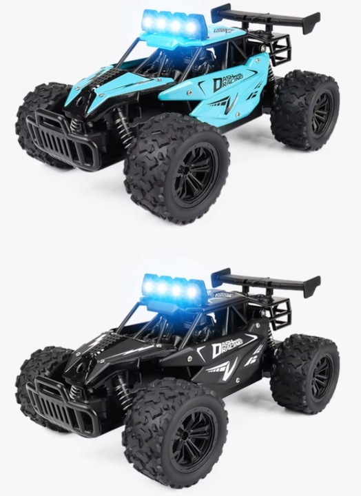SAMOCHÓD ZDALNIE STEROWANY AUTO TERENOWE RC AUTKO PILOT LED ZABAWKA PREZENT
