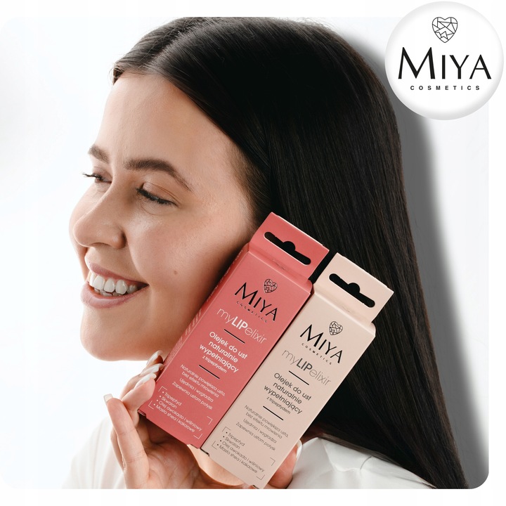 Olejek do Ust Naturalnie Wypełniający Nawilżający Ujędrniający 10 ml Miya