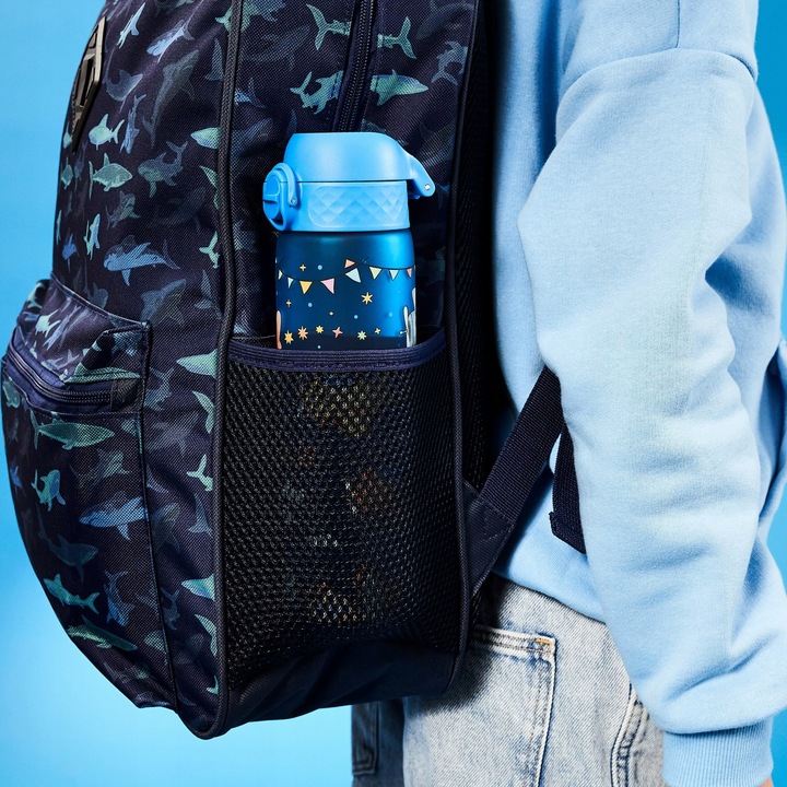 BUTELKA BIDON NA WODĘ DO SZKOŁY PRZEDSZKOLA NIEBIESKI SAMOLOTY ION8 0,5 l