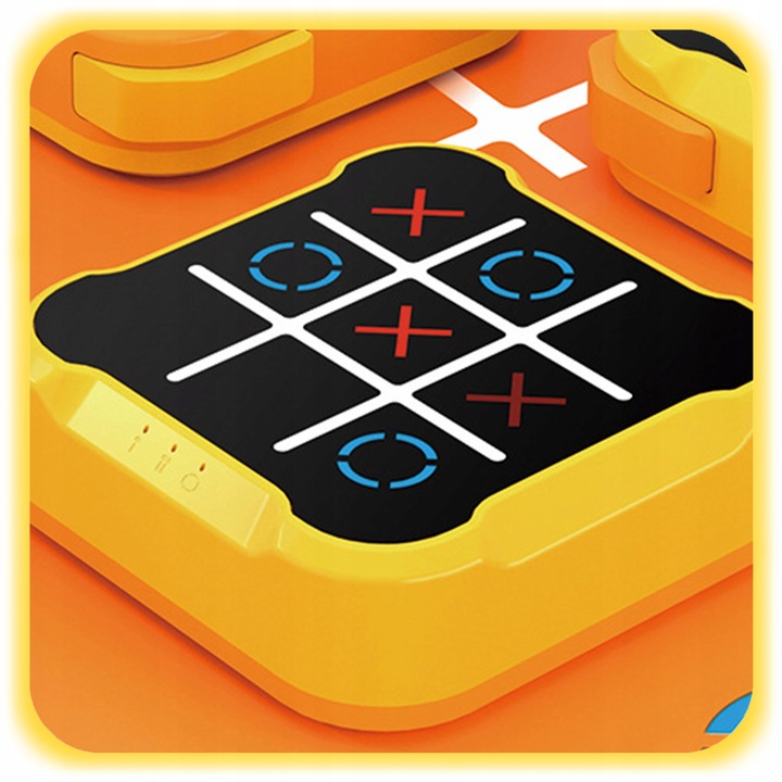 ELEKTRONICZNA LOGICZNA GRA KÓŁKO I KRZYŻYK 4W1 EDUKACYJNA