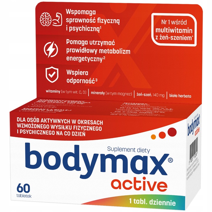 BODYMAX Active Suplement diety 60 tabletek