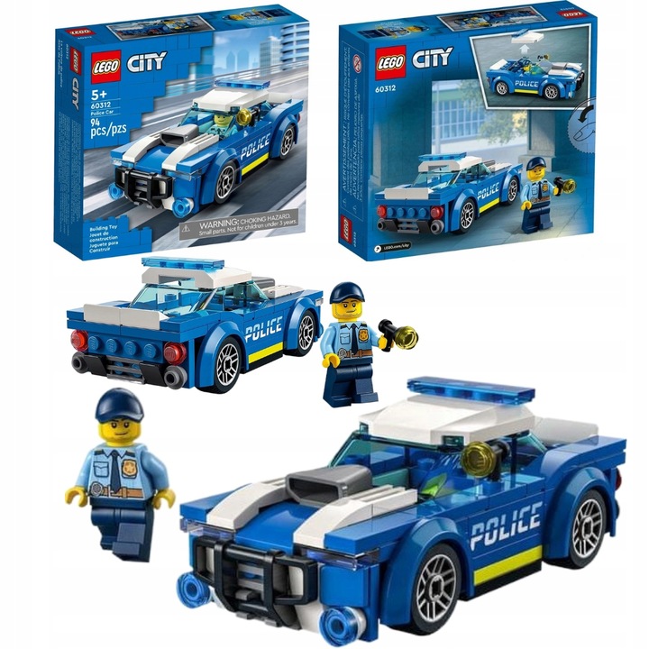 LEGO City 60312 Samochód Policja Auto Radiowóz