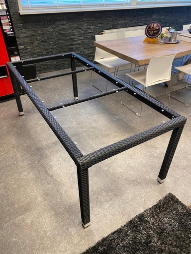 Duży STÓŁ na 8 osób TECHNORATTAN SZKŁO 190cm