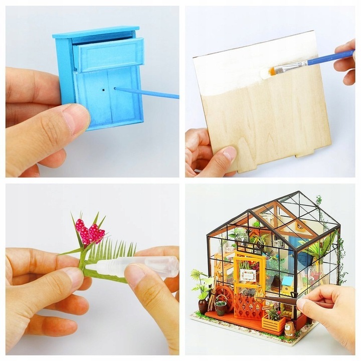 DIY MINIATUROWY DOMEK SZKLARNIA