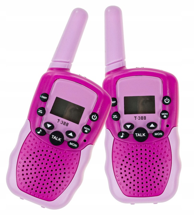 WALKIE-TALKIE DLA DZIECI ŁOKI TOKI DUŻY ZASIĘG 2X KRÓTKOFALÓWKA WYŚWIETLACZ