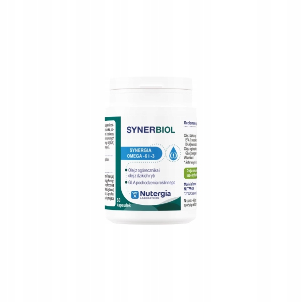 SYNERBIOL 60 kapsułek NUTERGIA omega3-6
